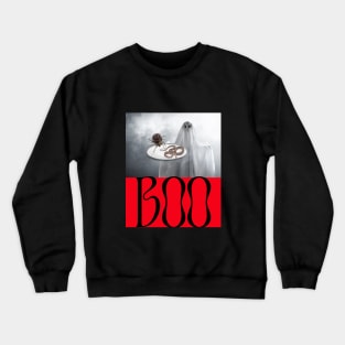 BOO GHOST!! - Halloween Funny | Halloween Costume | Happy Halloween |  Cute Spooky Halloween Crewneck Sweatshirt